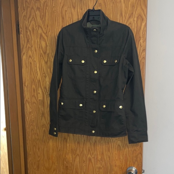 J Crew Mercantile size Small NWOT Camo Women's Jacket with Gold Accents - Picture 2 of 11